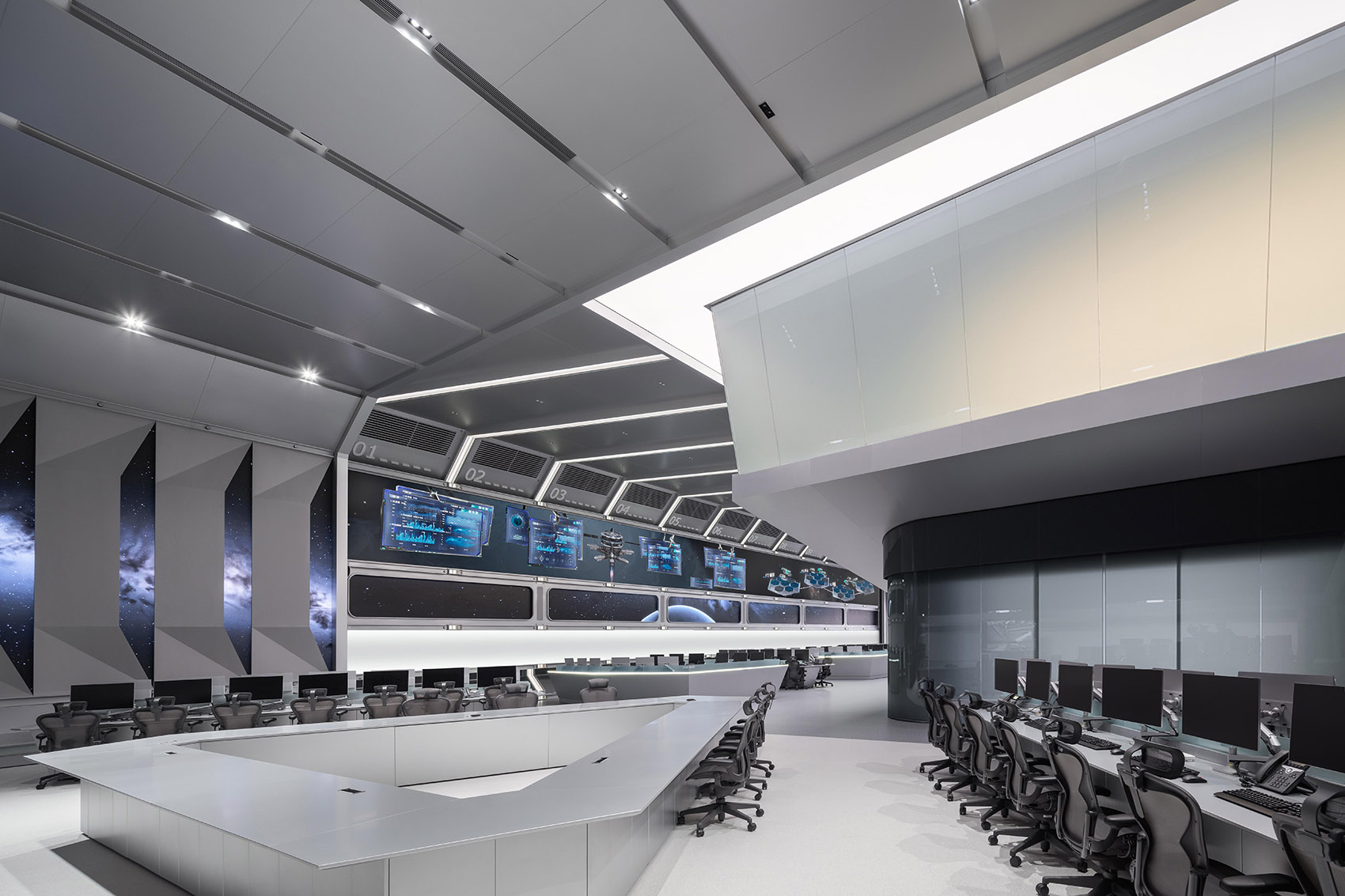 1000平微众银行企业总控中心装修设计(图2) 1000平微众银行企业总控中心装修设计(图2)