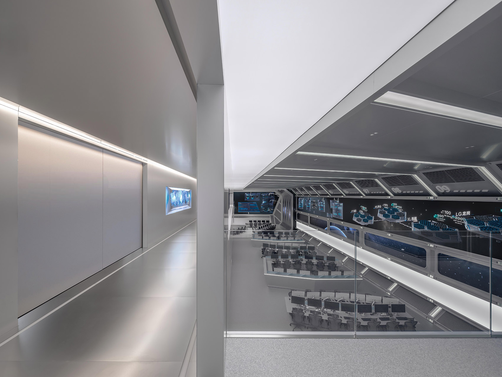 1000平微众银行企业总控中心装修设计(图10) 1000平微众银行企业总控中心装修设计(图10)