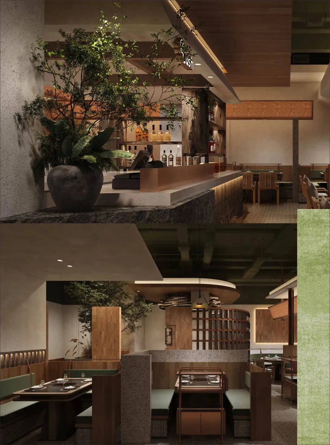 郑州金博大推荐大龙燚自然鲜火锅店升级改造设计(图4) 郑州金博大推荐大龙燚自然鲜火锅店升级改造设计(图4)