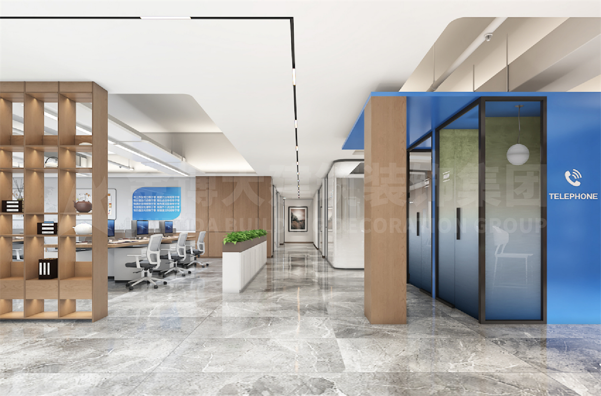 开封料定江山食品公司办公楼装修设计