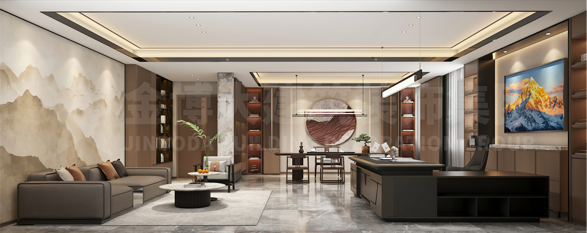 开封料定江山食品公司办公楼装修设计